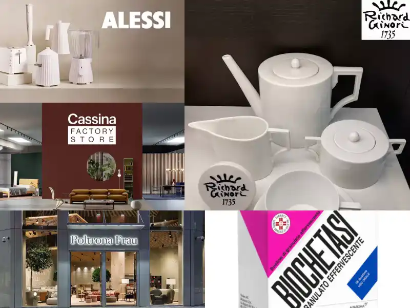 Alessi Cassina Richard Ginori Poltrona Frau Sigma Tau