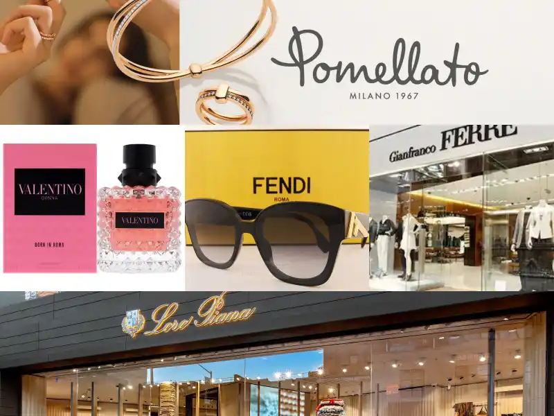 Pomellato fendi gianfranco ferre loro piana valentino